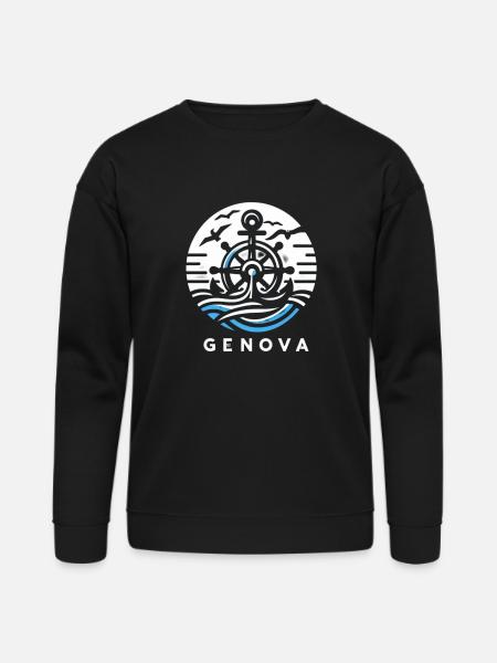 Genova - Bella + Canvas Unisex Sweatshirt - black