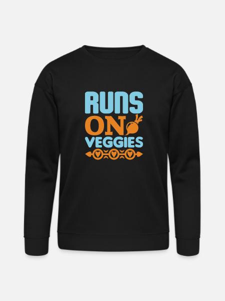 Live vegan live well - Bella + Canvas Unisex Sweatshirt - black