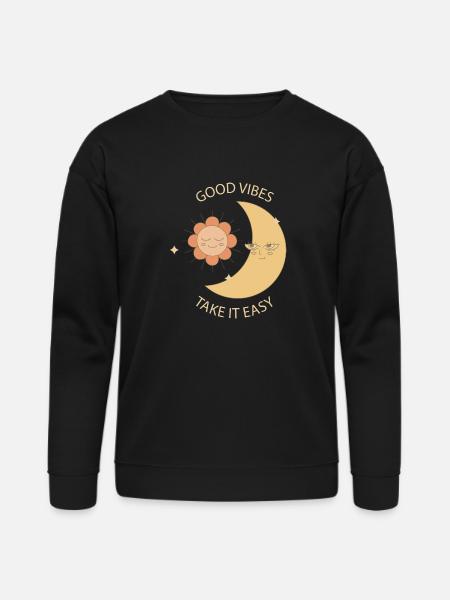 Take it easy summer - Bella + Canvas Unisex Sweatshirt - black