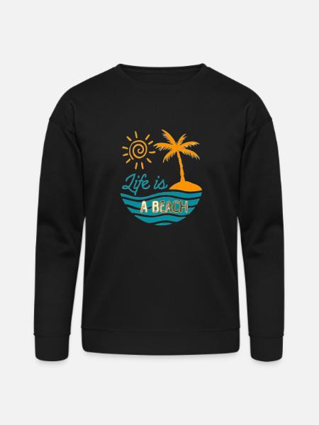 Abstract Serenity - Bella + Canvas Unisex Sweatshirt - black
