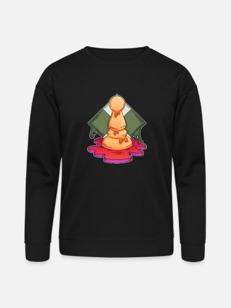 Chess Piece Pawn - Bella + Canvas Unisex Sweatshirt - black