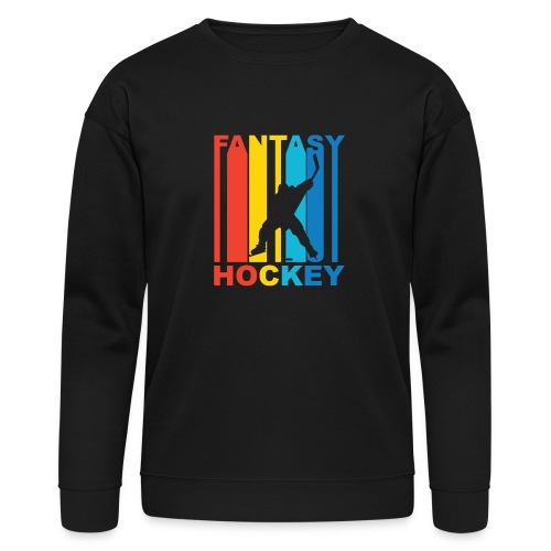 Hockey Silhouette Fantasy Sports T-Shirt - Bella + Canvas Unisex Sweatshirt
