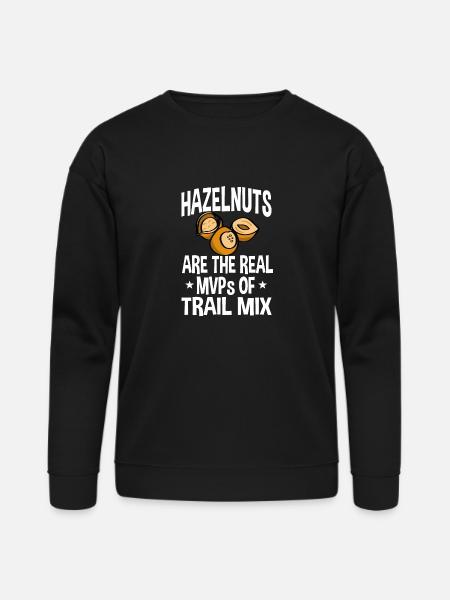Hazelnuts Saying - Bella + Canvas Unisex Sweatshirt - black