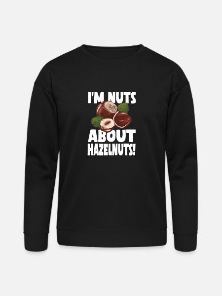 Funny Hazelnuts Shirt - Bella + Canvas Unisex Sweatshirt - black