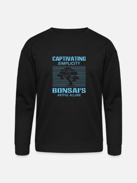 Bonsai Tree - Bella + Canvas Unisex Sweatshirt - black