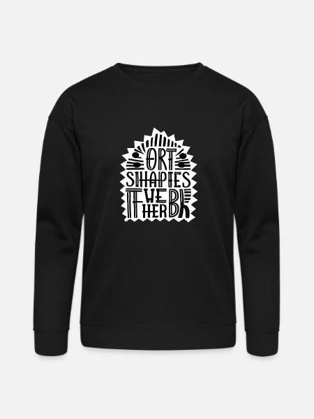 Shapes That Speak Funny - Bella + Canvas Unisex Sweatshirt - black