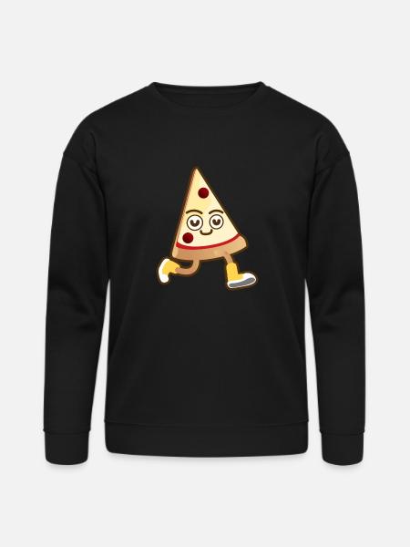 Pizza Slice - Bella + Canvas Unisex Sweatshirt - black
