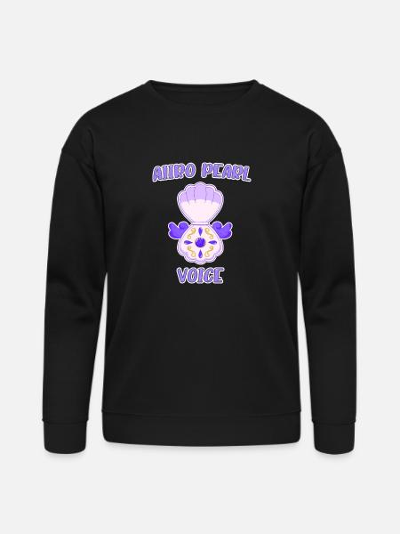 Aiiro Pearl Voice - Bella + Canvas Unisex Sweatshirt - black