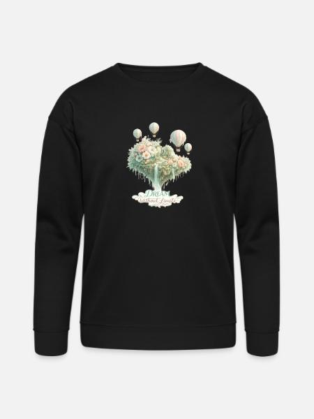 Dream Without Limits Float - Bella + Canvas Unisex Sweatshirt - black