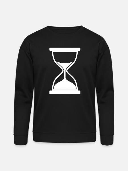 Minimal Hourglass Silhouette - Bella + Canvas Unisex Sweatshirt - black