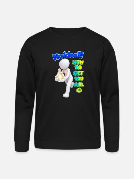 No Idea - Bella + Canvas Unisex Sweatshirt - black