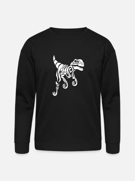 White Ghost Raptor - Bella + Canvas Unisex Sweatshirt - black