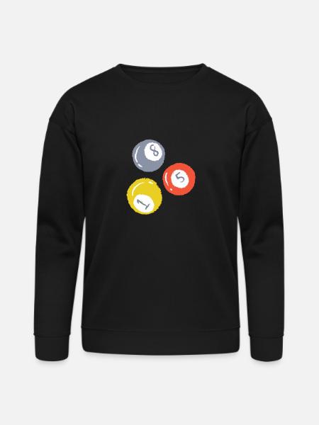 3 Billiards Ball - Bella + Canvas Unisex Sweatshirt - black