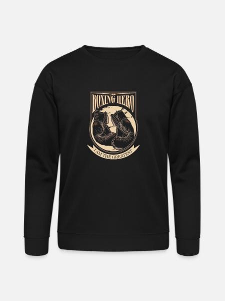 Boxing Hero - i am the greatest - Bella + Canvas Unisex Sweatshirt - black