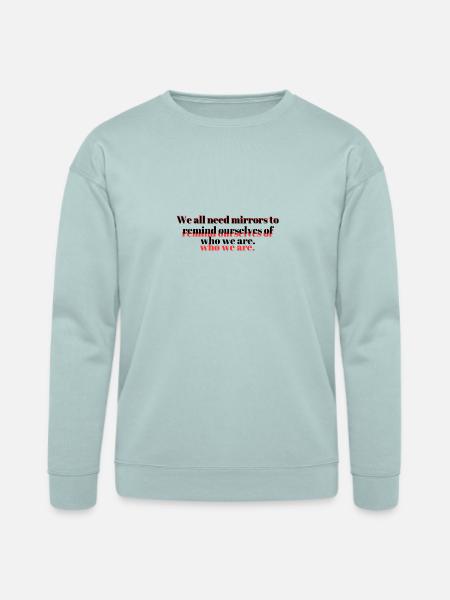 Mirrors - Bella + Canvas Unisex Sweatshirt - dusty blue