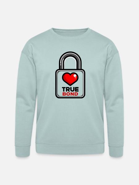 a-simple-flat-vector-padlock-with-clean-rounded - Bella + Canvas Unisex Sweatshirt - dusty blue