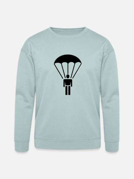 parachute - Bella + Canvas Unisex Sweatshirt - dusty blue