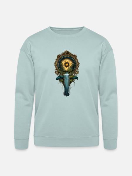 Golden Sun portal  - Bella + Canvas Unisex Sweatshirt - dusty blue
