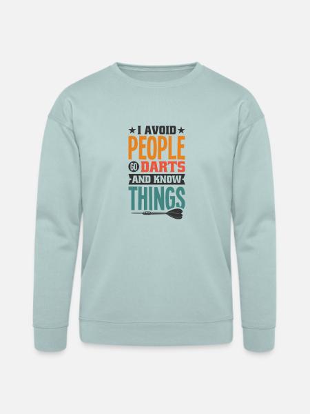 Darts Dart Player - Bella + Canvas Unisex Sweatshirt - dusty blue