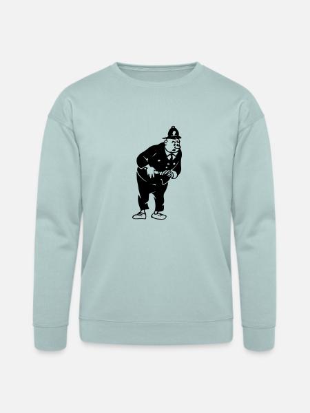 Stern policeman - Bella + Canvas Unisex Sweatshirt - dusty blue
