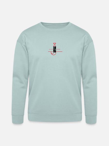Neon Grid Microchip Icon - Bella + Canvas Unisex Sweatshirt - dusty blue