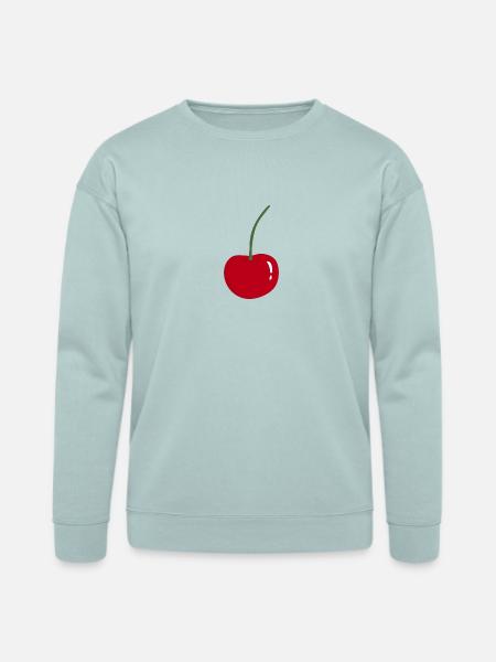 cherry - Bella + Canvas Unisex Sweatshirt - dusty blue