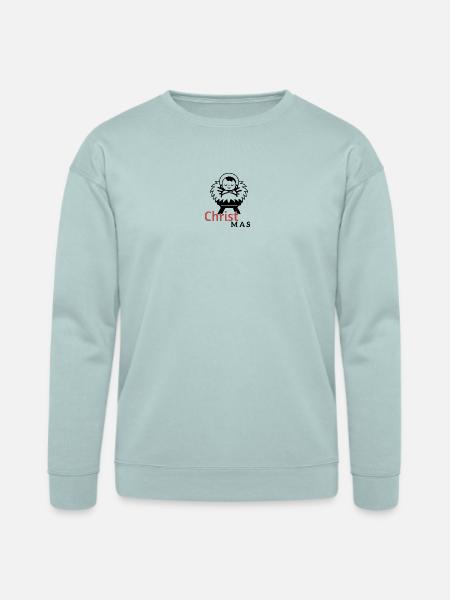 Baby Jesus Christmas - Bella + Canvas Unisex Sweatshirt - dusty blue