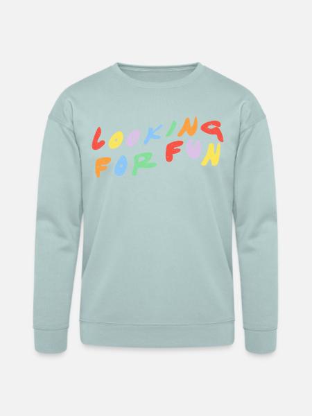 Looking for Fun - Bella + Canvas Unisex Sweatshirt - dusty blue