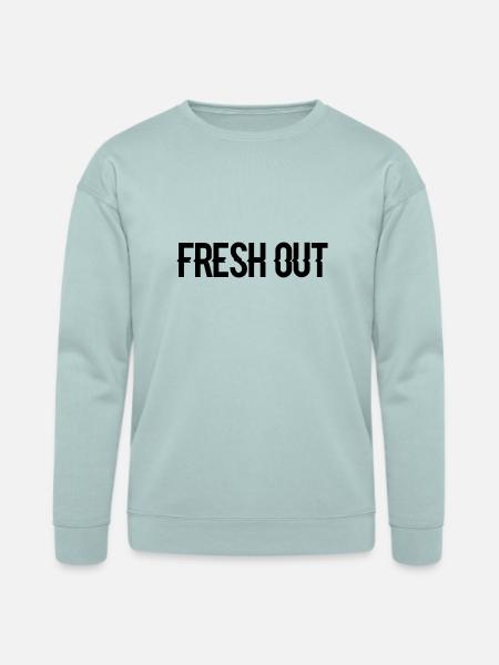 fresh out - Bella + Canvas Unisex Sweatshirt - dusty blue