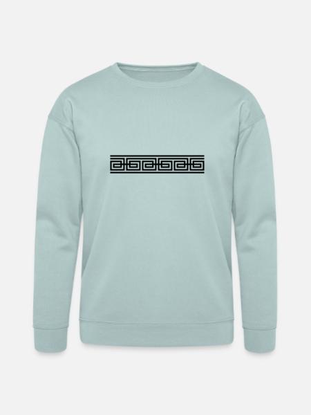 Ornament design cool - Bella + Canvas Unisex Sweatshirt - dusty blue