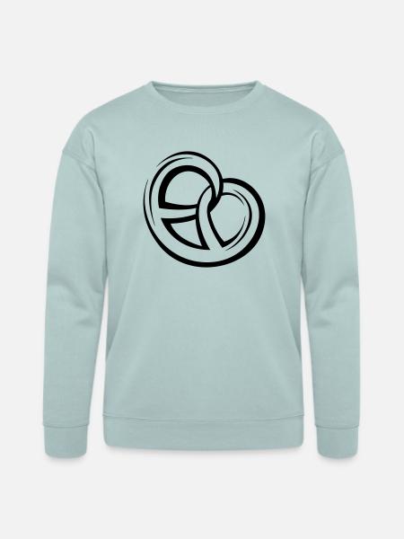 pretzel - Bella + Canvas Unisex Sweatshirt - dusty blue