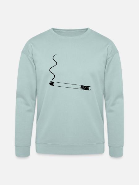smoking - Bella + Canvas Unisex Sweatshirt - dusty blue