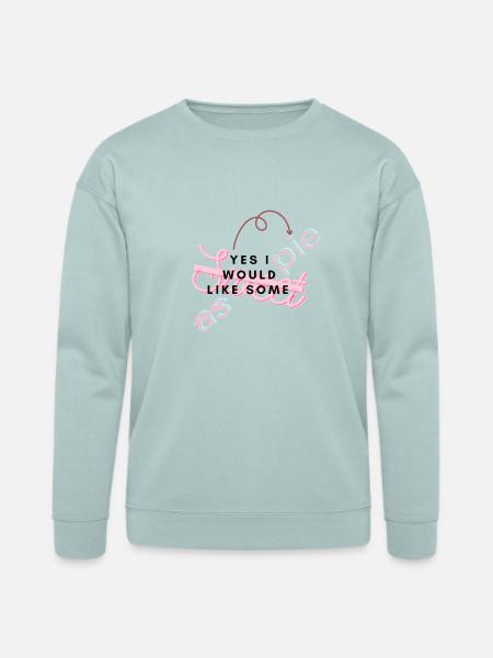 sweet as pie - Bella + Canvas Unisex Sweatshirt - dusty blue