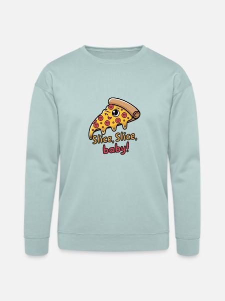 Slice Slice Baby - Bella + Canvas Unisex Sweatshirt - dusty blue