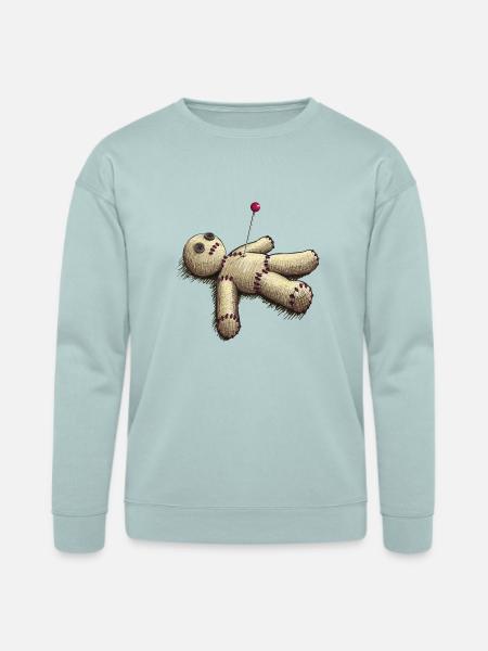 Voodoo Doll - Bella + Canvas Unisex Sweatshirt - dusty blue