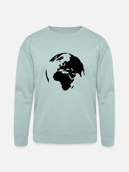 World - Bella + Canvas Unisex Sweatshirt - dusty blue