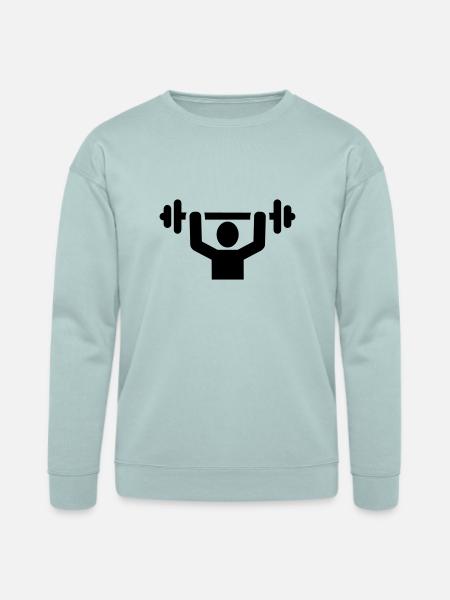 Weightlifting - Bella + Canvas Unisex Sweatshirt - dusty blue