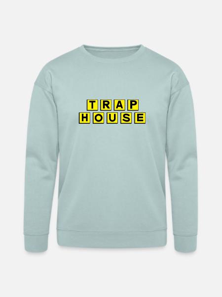 Trap House - Bella + Canvas Unisex Sweatshirt - dusty blue