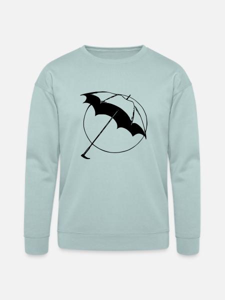 Basic Open Umbrella - Bella + Canvas Unisex Sweatshirt - dusty blue