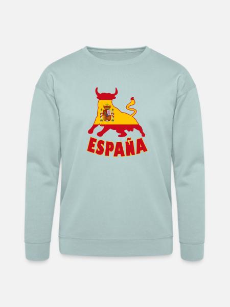 Spain / Espana Bull - Bella + Canvas Unisex Sweatshirt - dusty blue