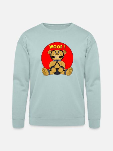 Woof - Bella + Canvas Unisex Sweatshirt - dusty blue