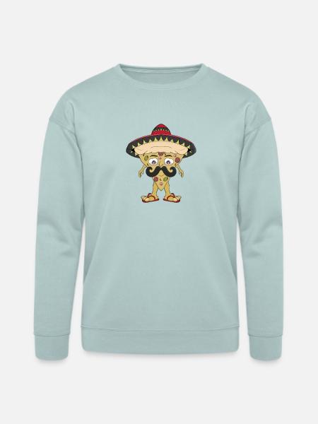 Mexican pizza - Bella + Canvas Unisex Sweatshirt - dusty blue