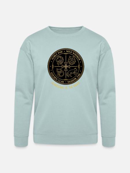 Guardians of the Night Crest - Bella + Canvas Unisex Sweatshirt - dusty blue