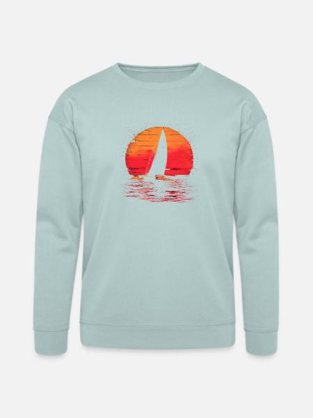 Sailing Steamwave - Bella + Canvas Unisex Sweatshirt - dusty blue