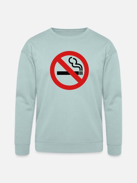 No Smoking - Bella + Canvas Unisex Sweatshirt - dusty blue
