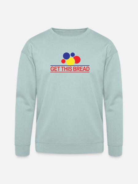 Get This Bread - Bella + Canvas Unisex Sweatshirt - dusty blue
