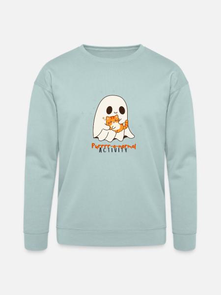 Purrrr-a-normal activity - Bella + Canvas Unisex Sweatshirt - dusty blue