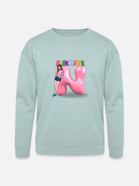 Nick Name N - Bella + Canvas Unisex Sweatshirt - dusty blue