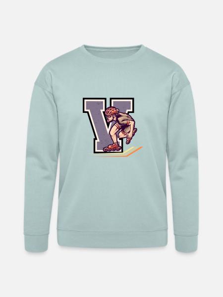 Rollerblading Velocity - V Series - Bella + Canvas Unisex Sweatshirt - dusty blue
