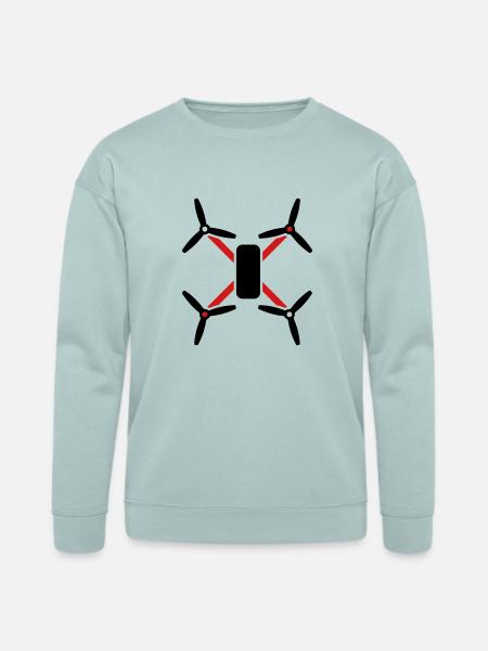quad - Bella + Canvas Unisex Sweatshirt - dusty blue